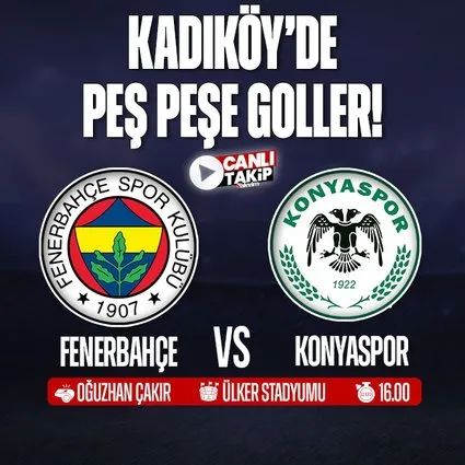 Fenerbahçe - Konyaspor | CANLI