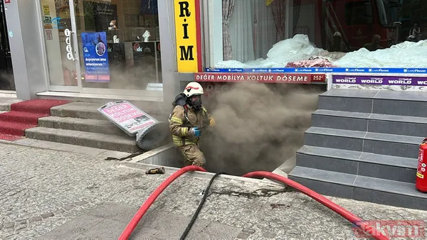 500 bin TL zarar var! Ümraniye'de mobilya atölyesi kül oldu - 1