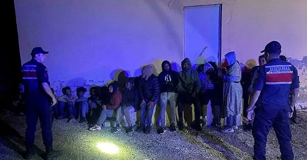 Kuşadası'nda 27 kaçak göçmen yakalandı