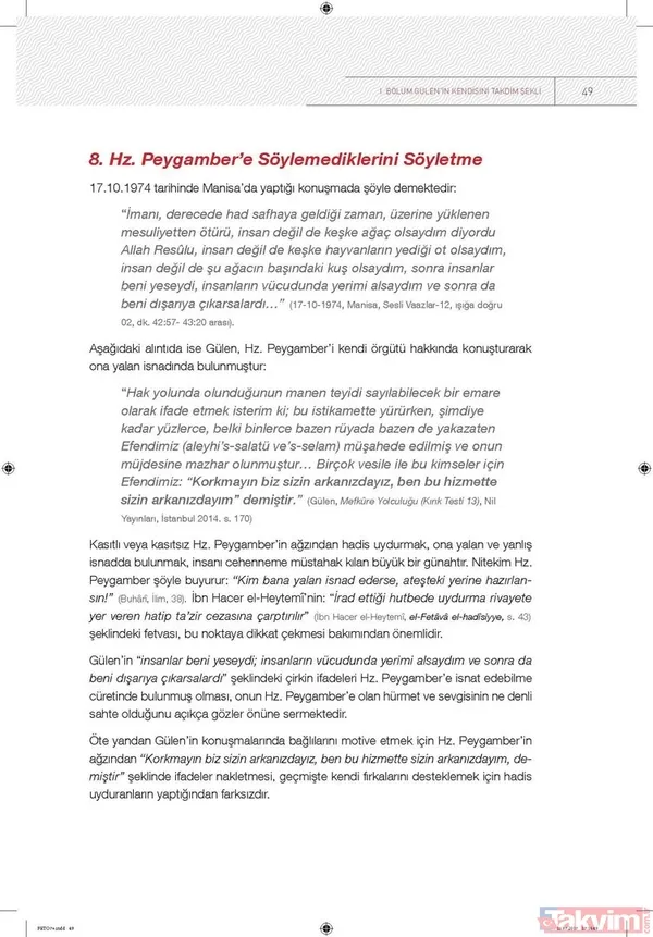 Mehmet Görmez Diyanet'in FETÖ raporunu açıkladı - 47