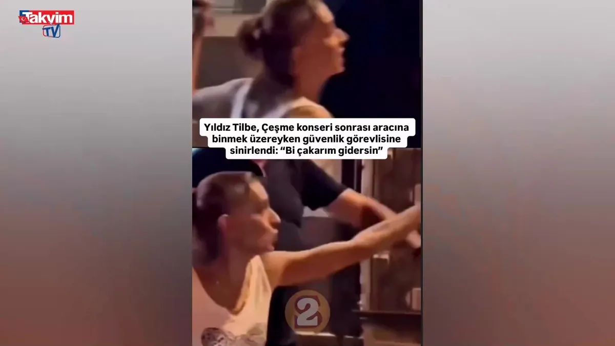 Yıldız Tilbe’yi sinirlendiren olay! Güvenlik görevlisine sert tepki gösterdi