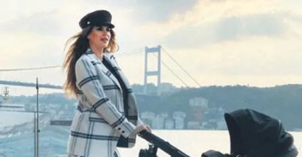 Kızı Siena Leyla'ya kavuşan Tülin Şahin reklamlara başladı