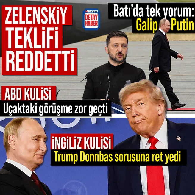 Batı basınından kulis bilgisi: Trump uçaktan aradı: Donbassı sordu | Zelenskiy teklifi reddetti