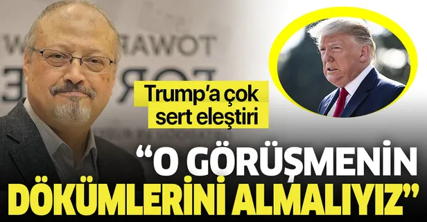 ABD'li Kongre üyelerinden Trump'a "Kaşıkçı"eleştirisi