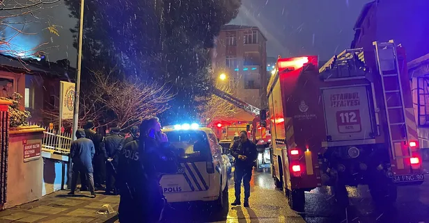 Üsküdar'da korkutan yangın! Ekipler seferber oldu