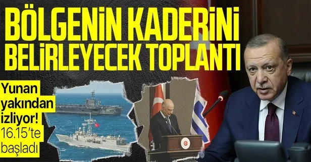 Son dakika: AK Parti MYK Başkan Erdoğan liderliğinde toplandı! Masada Doğu Akdeniz var