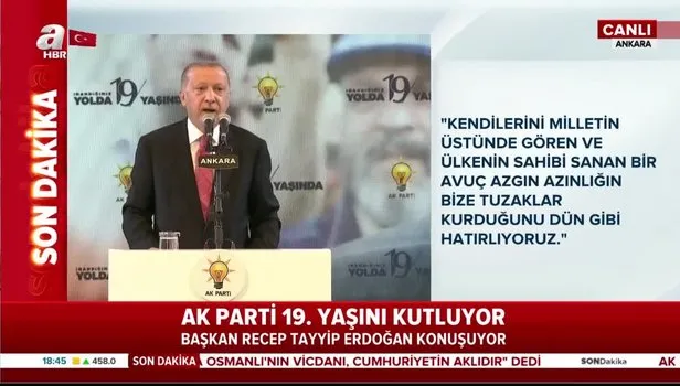 Başkan Recep Tayyip Erdoğan: Biz 'one minute' dedik onlar 'yandık' dedi | Zamanı var açıklayacağız