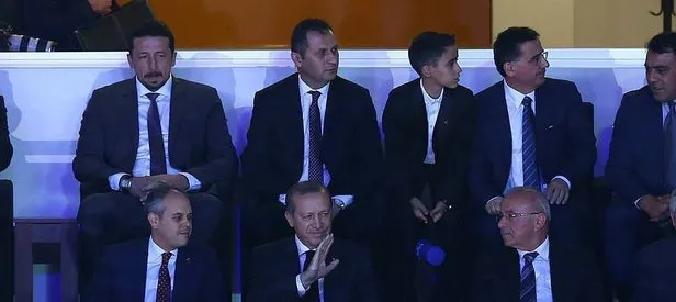 Erdoğan, Cumhurbaşkanlığı Kupası maçında