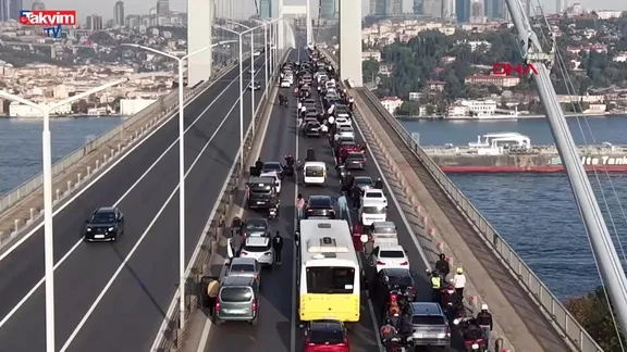 15 Temmuz Şehitler Köprüsü'nde 09.05