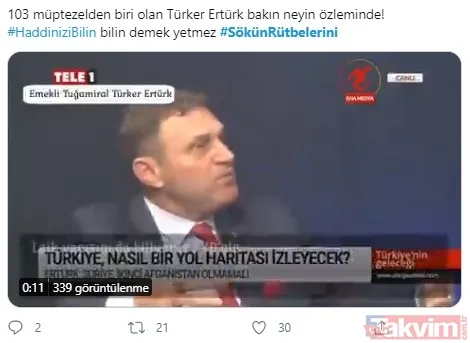 Darbe imalı bildiri yayınlayan emekli amirallere sosyal medyada tepki büyüyor! #SökünRütbelerini - 4