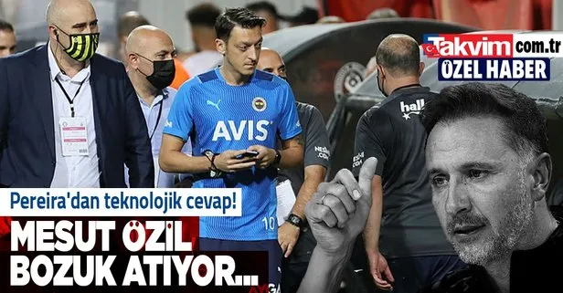 Fenerbahçe Teknik Direktörü Vitor Pereira’dan Mesut Özil’e teknolojik cevap! Neden ilk 11’de oynamıyor?