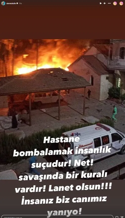 İslam dünyasının en acı gecesi I Barbar İsrail Gazze'de hastaneye saldırdı! Ünlülerden sert tepki: "Doyamadın kana, doyamadın vahşete..."-11