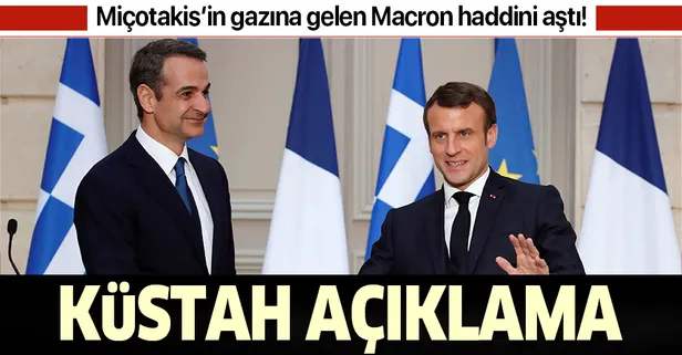 Fransa Cumhurbaşkanı Emmanuel Macron haddini aştı! Başkan Erdoğan'la ilgili küstah açıklama