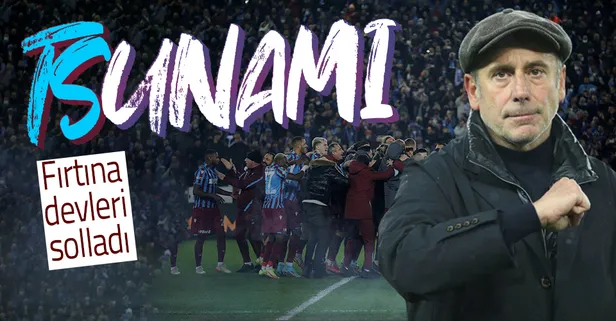 Trabzonspor hem Türkiye'de hem de Avrupa'da fırtına estiriyor!