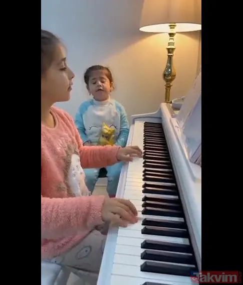 Sosyal medya bu videoyu konuşuyor! Aysima ve Ayşe Mina kardeşlerin 'Nazende Sevgilim' performansı milyonlarca kez izlendi - 3