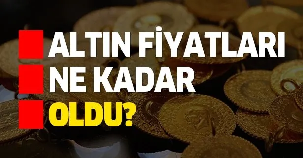 Çeyrek ve gram altın fiyatları ne kadar oldu?