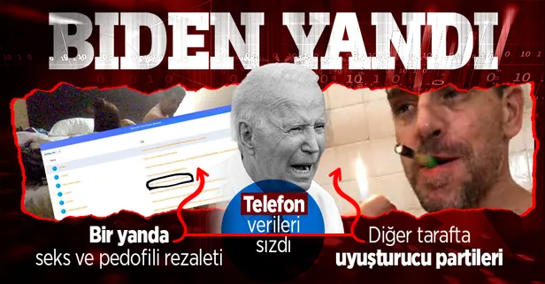 Hunter Biden'ın telefonundan neler çıktı neler! ABD'yi sallayan olay: Joe Biden'ın ismi, uyuşturucu...