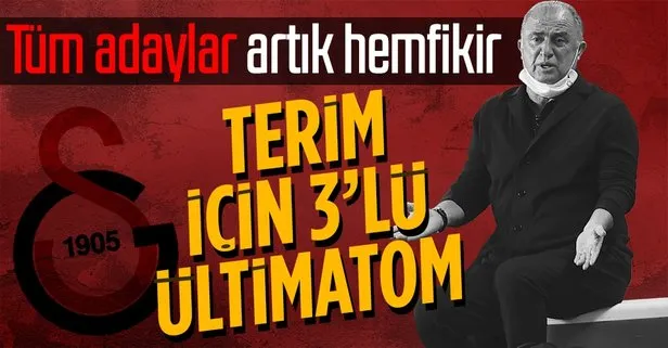 Galatasaray’da 3 başkan adayından flaş bir açıklama geldi: Fatih Terim’le çalışacağız