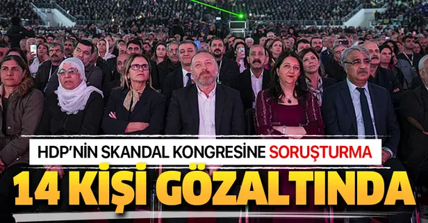 Son dakika: HDP Kongresi'ne soruşturma: Gözaltılar var