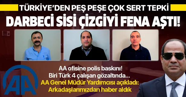 Son dakika: Mısır'da Anadolu Ajansı ofisine baskın: Biri Türk vatandaşı 4 çalışan gözaltında