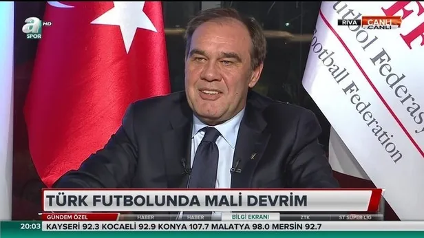 Türk futbolunda devrim! Yıldırım Demirören ve Hüseyin Aydın canlı yayında açıkladı...-1