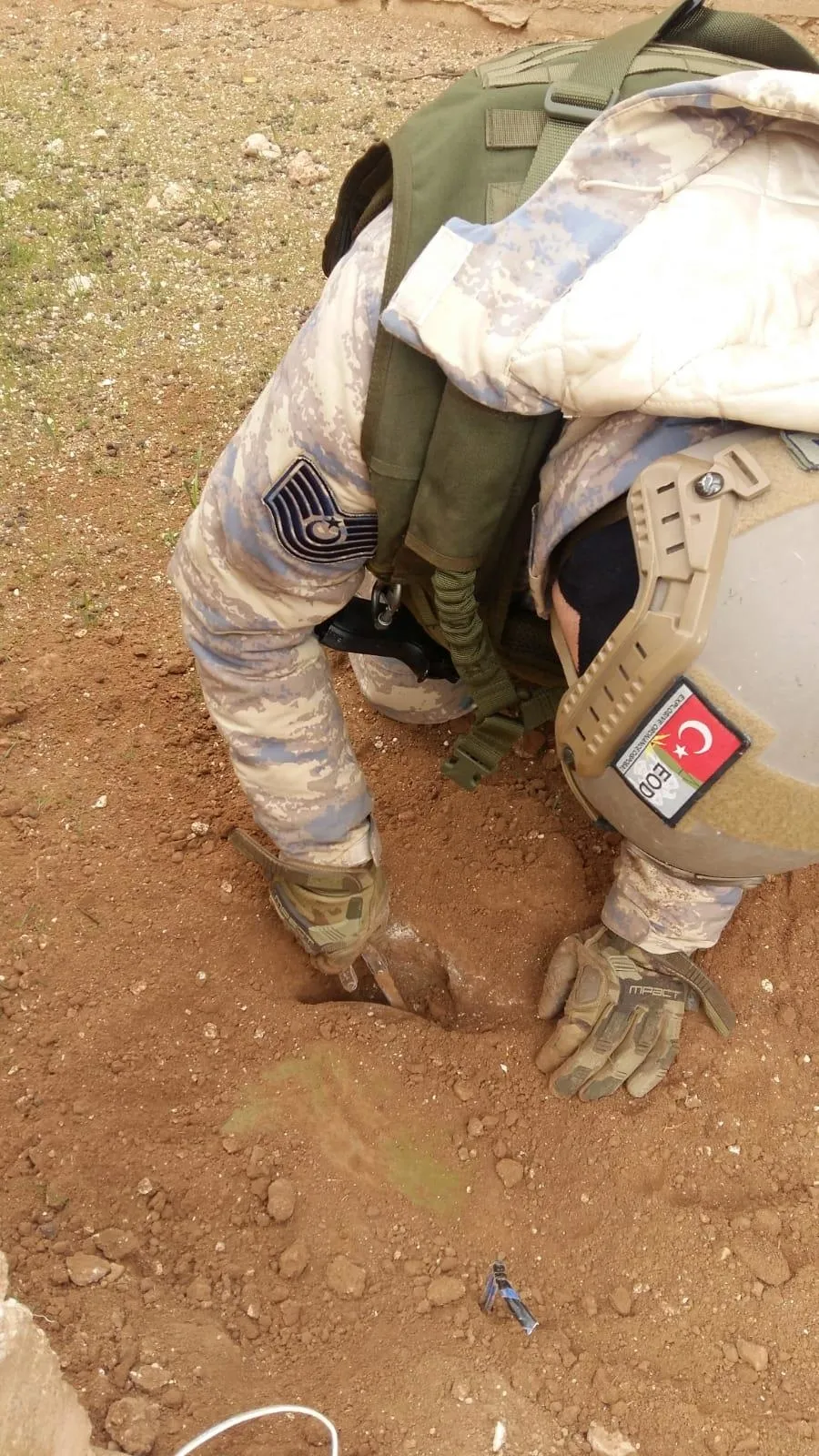 PKK/YPG'li teröristlerce tuzaklanan EYP, EOD Timleri tarafından etkisiz hale getirildi