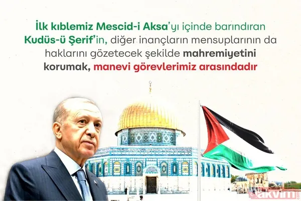 Dünyanın kilitlendiği konuşma öncesi sosyal medya yıkıldı: Filistin’in sesi Erdoğan | PalestinesVoiceErdogan - 50