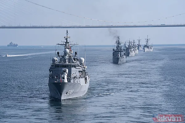 Preveze Deniz Zaferi’nin 486’ncı yıl dönümü: TCG Anadolu ve 15 savaş gemimiz İstanbul Boğazı'ndan geçti - 13