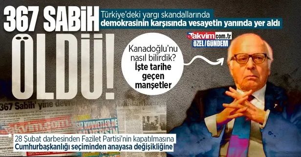 Sabih Kanadoğlu hayatını kaybetti!