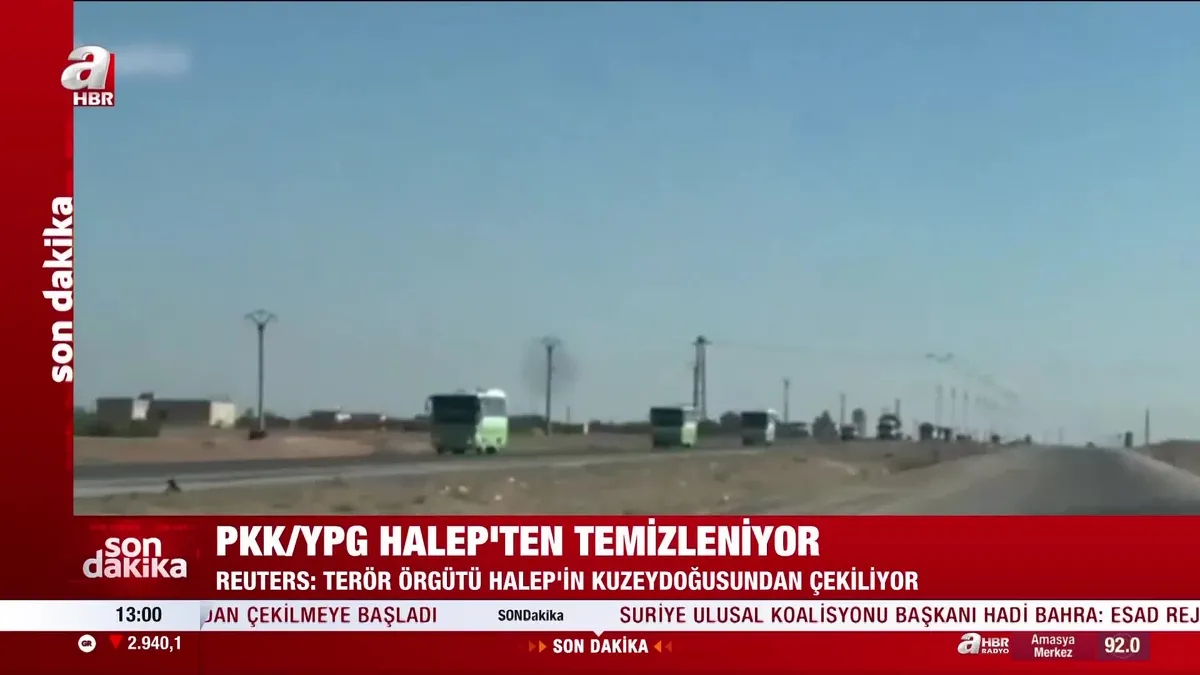 PKK/YPG Halep'ten böyle çekildi!