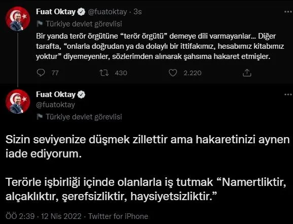 Cumhurbaşkanı Yardımcısı Oktay'dan terör tepkisi: Namertliktir, alçaklıktır, şerefsizliktir, haysiyetsizliktir-3