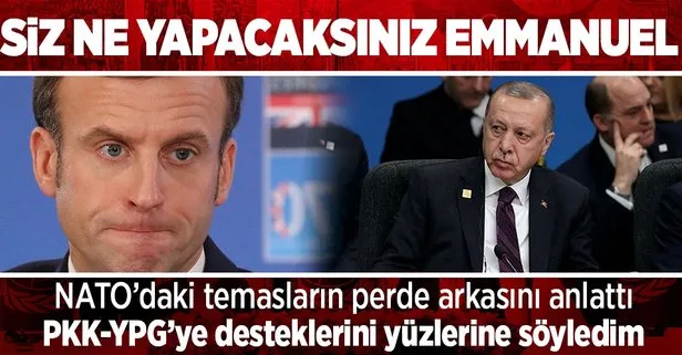 Başkan Erdoğan, NATO temaslarının perde arkasını anlattı: Siz ne yapacaksınız Emmanuel?
