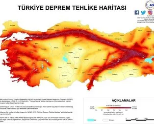 İşte Türkiye'nin deprem haritası! İzmir depremi sonrası merak ediliyor... Deprem riski en az ve en çok olan iller ve bölgeler