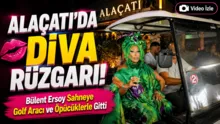 Bülent Ersoy sahneye golf aracı ve öpücüklerle gitti
