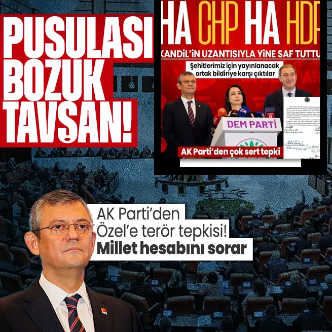 AK Partiden CHPli Özgür Özele terör tepkisi!