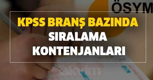 brans bazinda osym kpss siralama