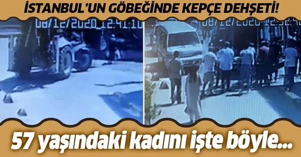 İstanbul’un göbeğinde kepçe dehşeti! 57 yaşındaki kadına çarparak yere savurdu...