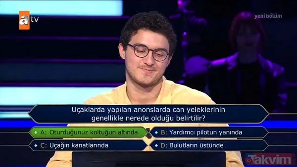 Kenan İmirzalıoğlu sordu, Kim Milyoner Olmak İster'de Yeşilçam rüzgarı esti! Neşeli Günler, Münir Özkul ve Adile Naşit... - 8