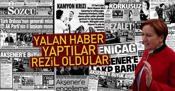 Yalan haber yaptılar, rezil oldular