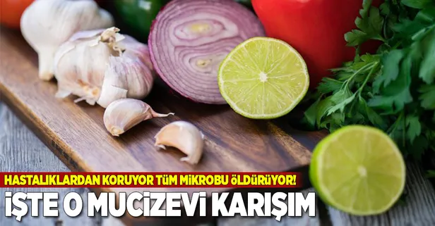 Vücuttaki mikroplara karşı mucizevi karışım