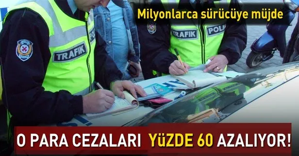 Trafik cezalarında indirim müjdesi