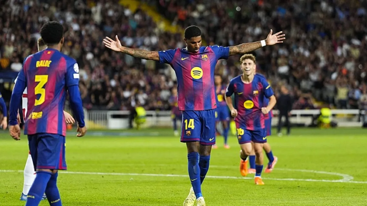 Rashford Barça'da mutlu!