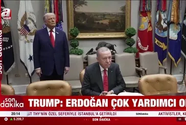 Trump: "Erdoğan çok yardımcı oldu mükemmeldi"