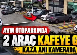 Cip kafeye girdi: Çekmeköy’deki kaza kamerada