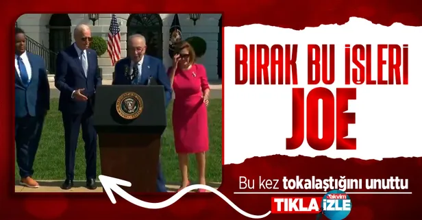 ABD Başkanı Joe Biden bu kez tokalaştığını unuttu! O anlar kamerada