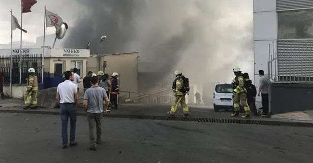 İstanbul Kağıthane'de korkutan yangın