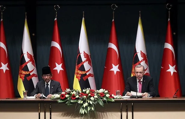 Başkan Erdoğan'dan Brunei Darüsselam Sultanı ile ortak basın toplantısında önemli açıklamalar-3