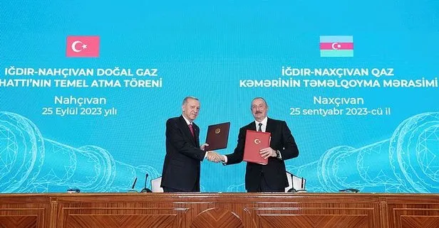 Başkan Erdoğan ve Aliyev Türk kapısında temelleri attı! Nahçıvan ekonomisinin ateşini yakacak proje