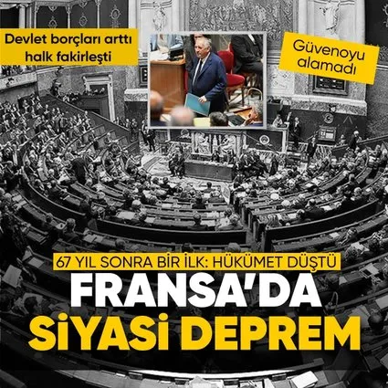 Fransa’da Bayrou hükümeti düştü