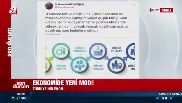 Bakan Nureddin Nebati'den kur dalgalanmalarına yanıt